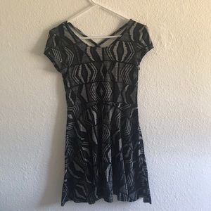 Black & White patterned dress